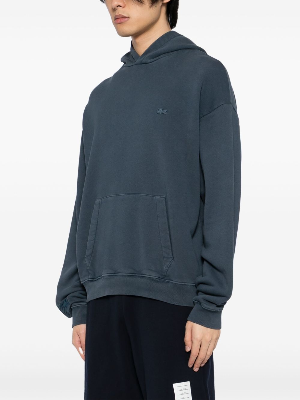 logo-patch hoodie - 3