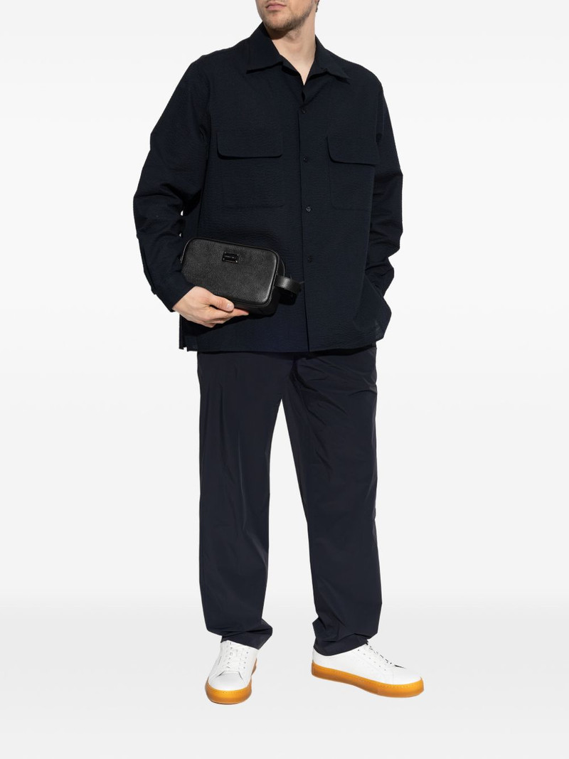 GIORGIO ARMANI seersucker shirt outlook