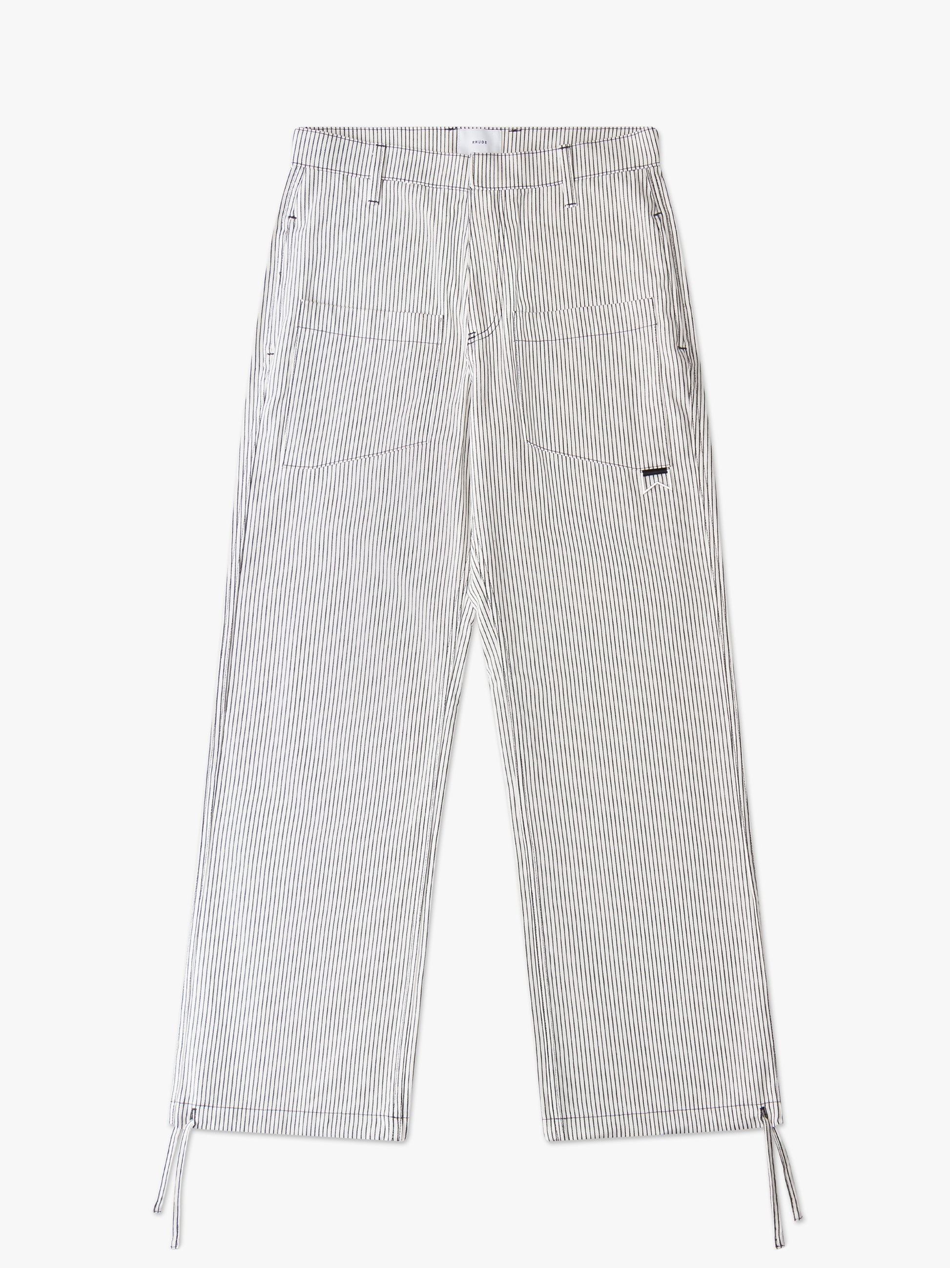 STRIPED FRONT POCKET PANT - 1