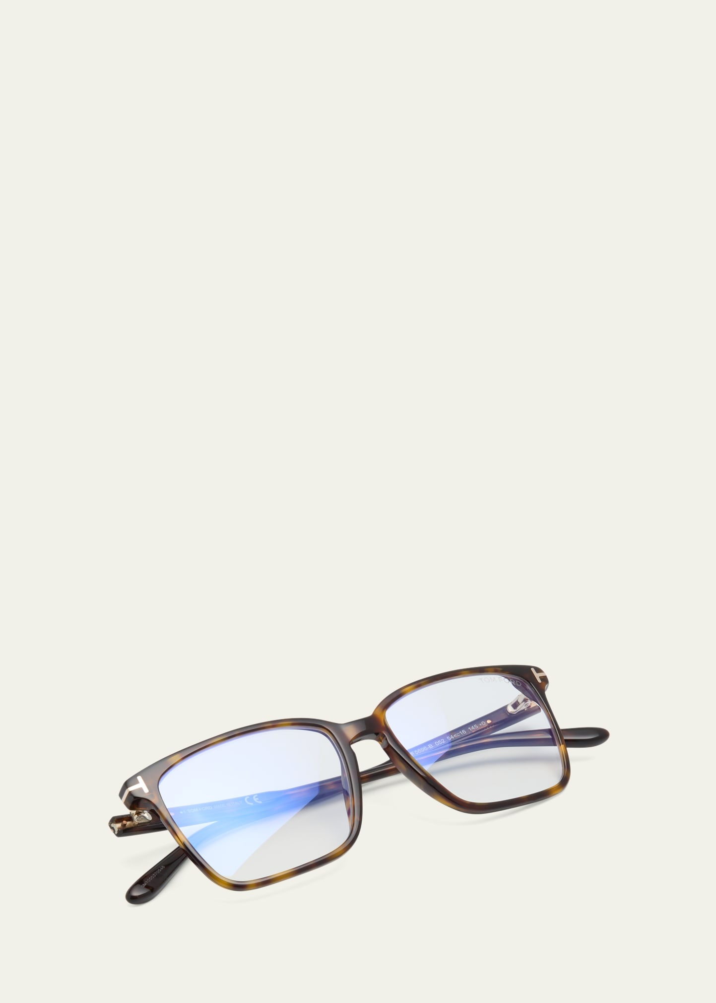 Men's Acetate Rectangle Blue Light-Blocking Glasses - 3