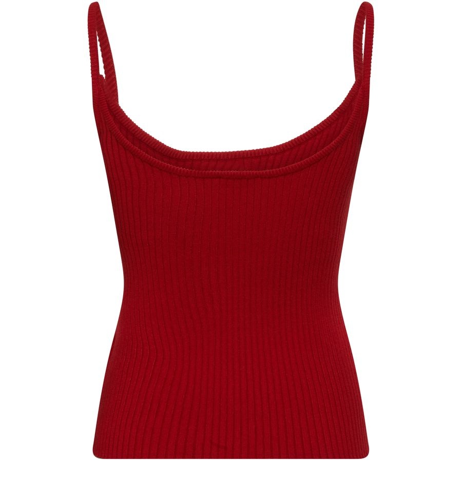 Rib Knit Tank Top - 3
