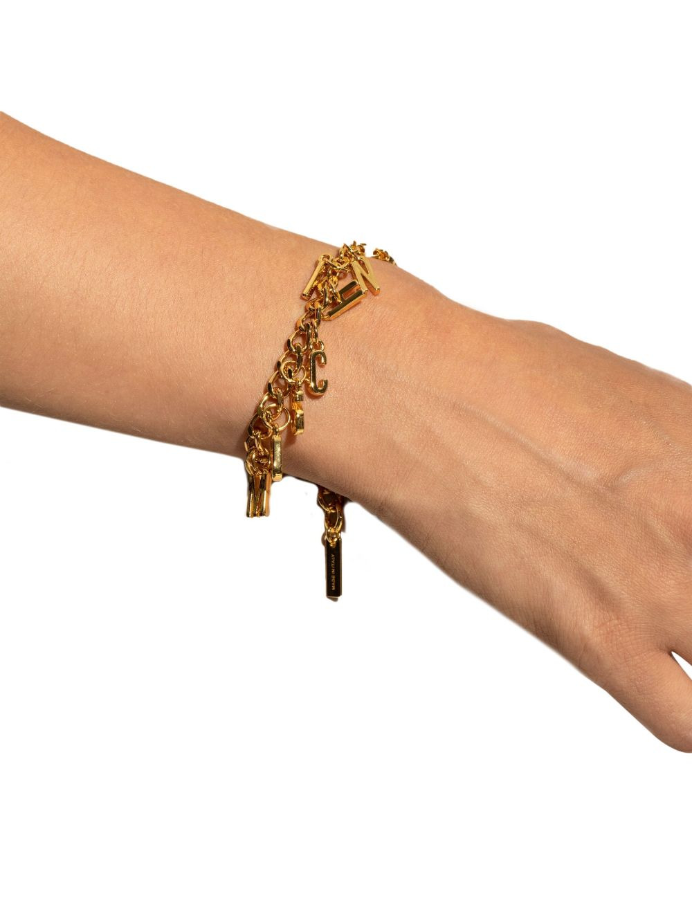 lettering-charm bracelet - 2