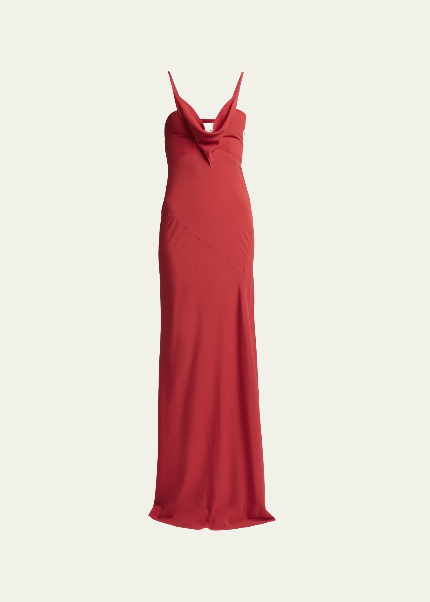 Isabel Marant Kapri Cowl-Neck Cutout Maxi Dress
