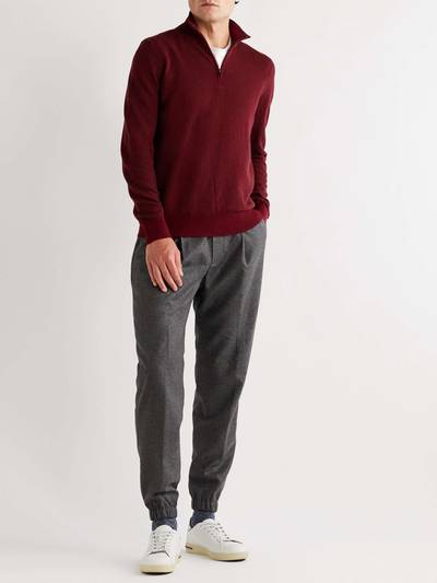 Loro Piana Tapered Wool and Cashmere-Blend Drawstring Trousers outlook