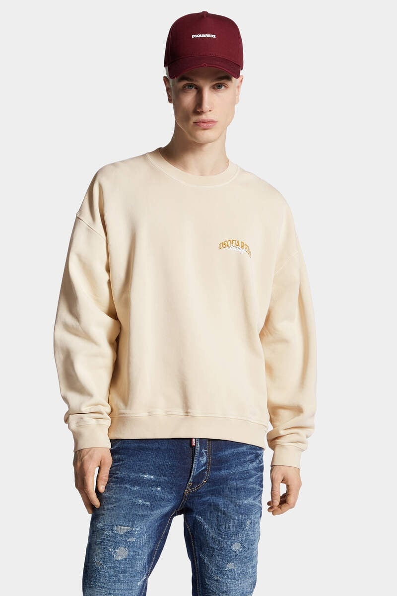 RELAX FIT DSQUARED2 HERITAGE CREWNECK - 3