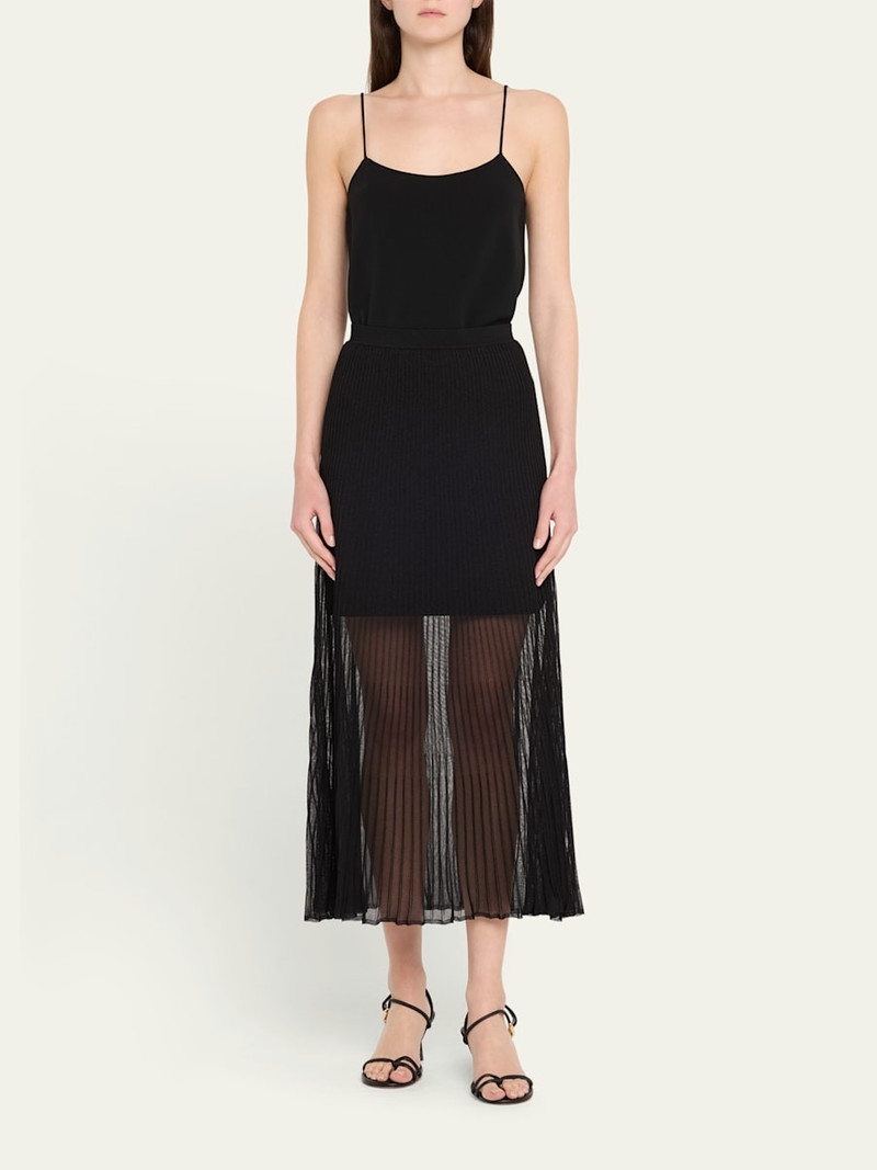 SIMKHAI Gennie Pleated Skirt outlook