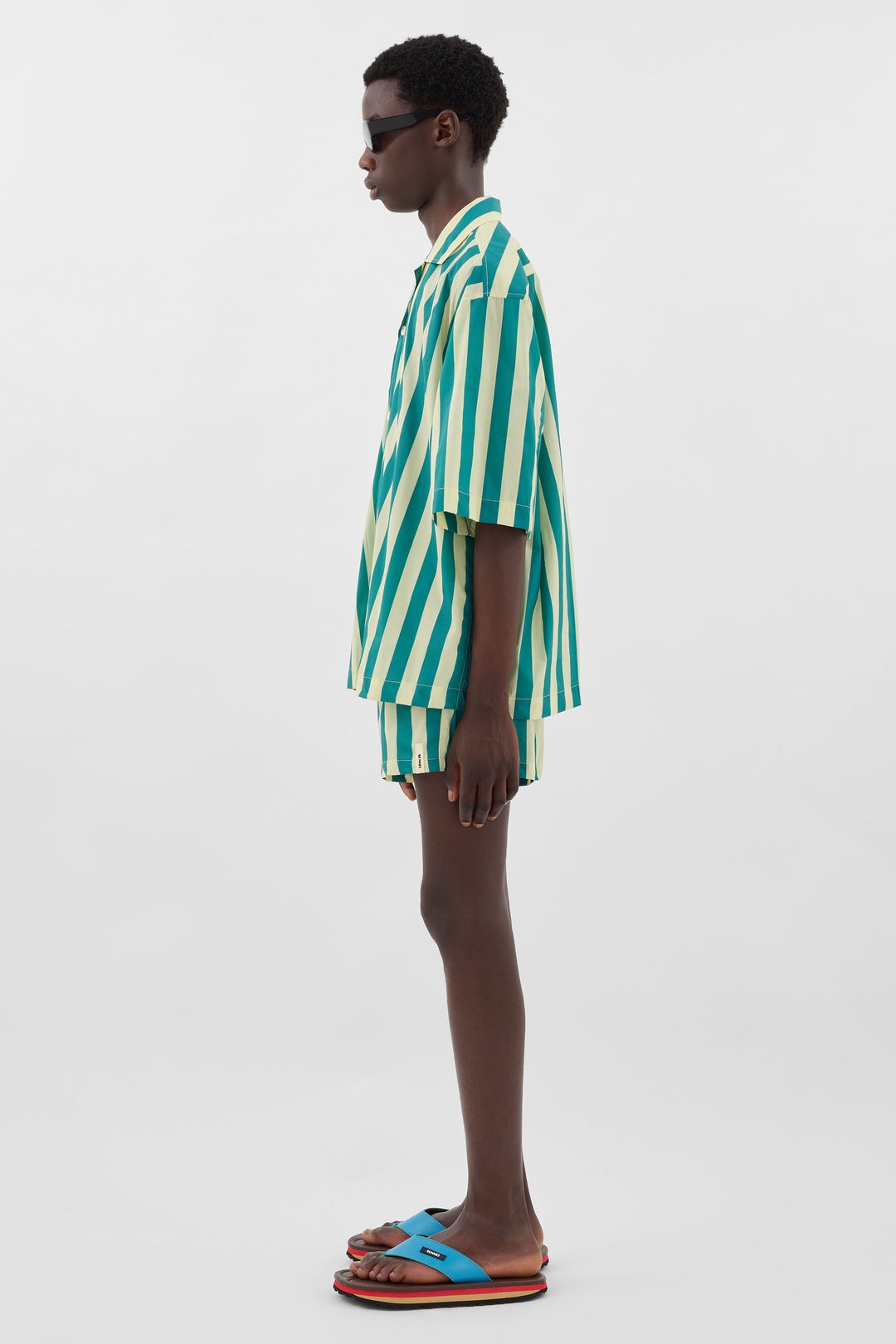 SRTWMSHR003 NYL081 8317 GREEN/CREAM ST - 7