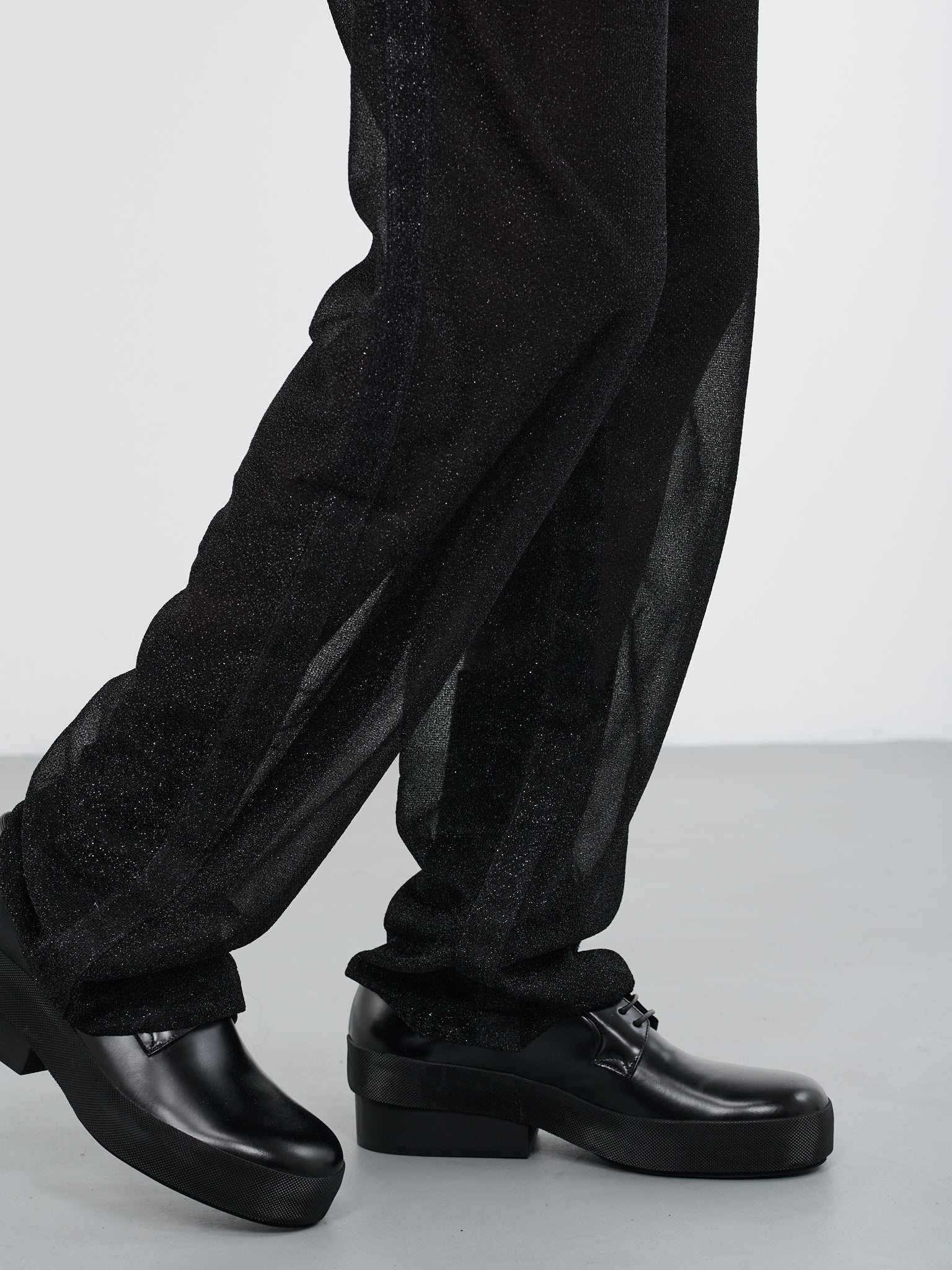 Sparkle Silk Velour Trousers - 5