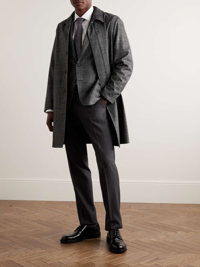 Canali Wool, Silk and Cashmere-Blend Coat outlook