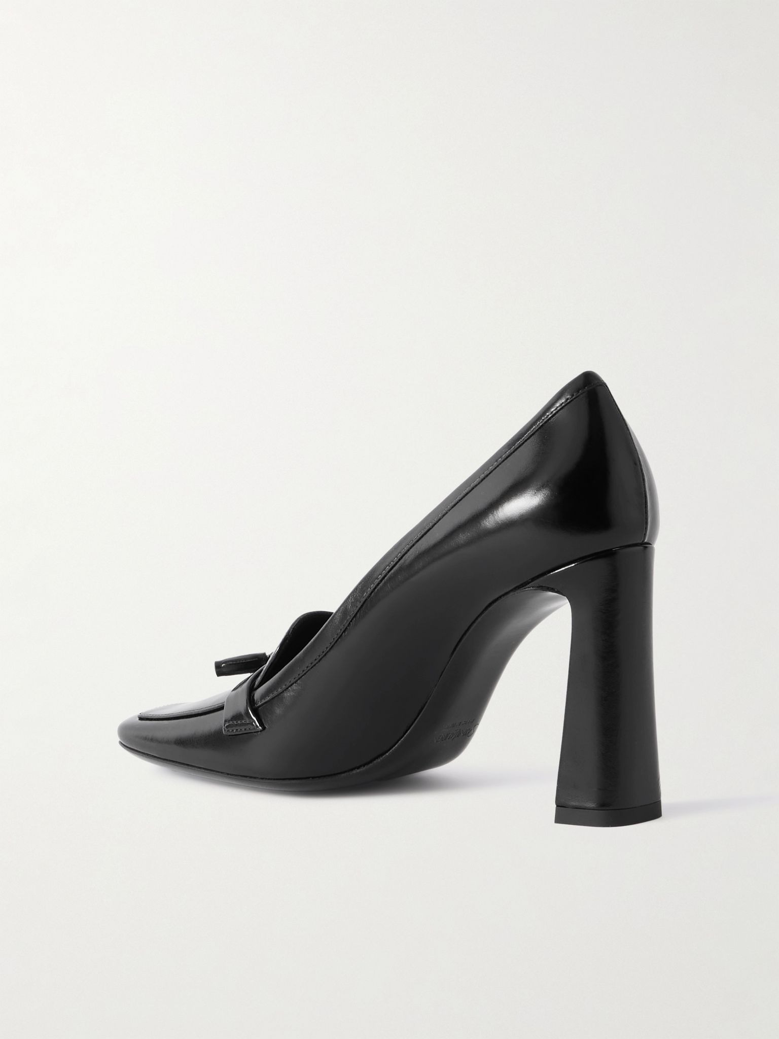 Chloé 90 tasseled leather pumps Black - 3