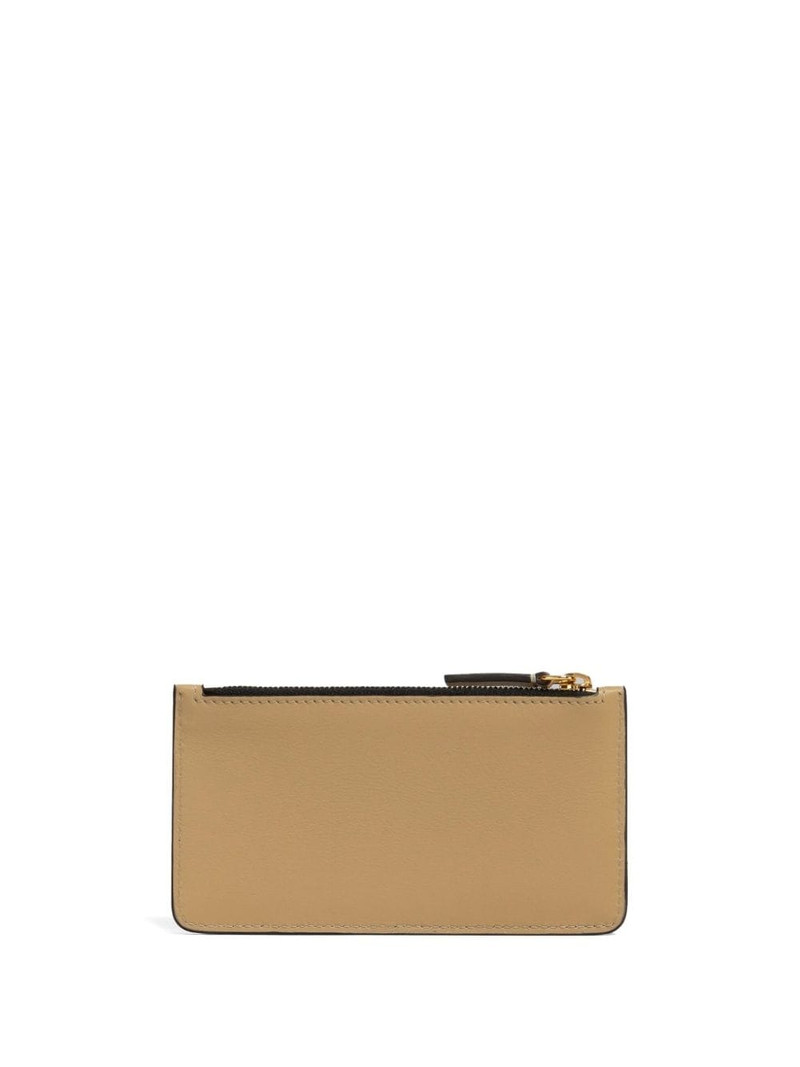 Marni zipped leather card case outlook