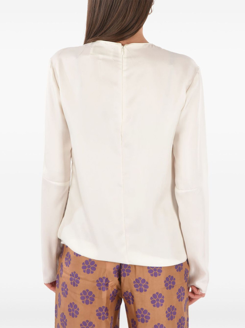 embossed long-sleeve top 3