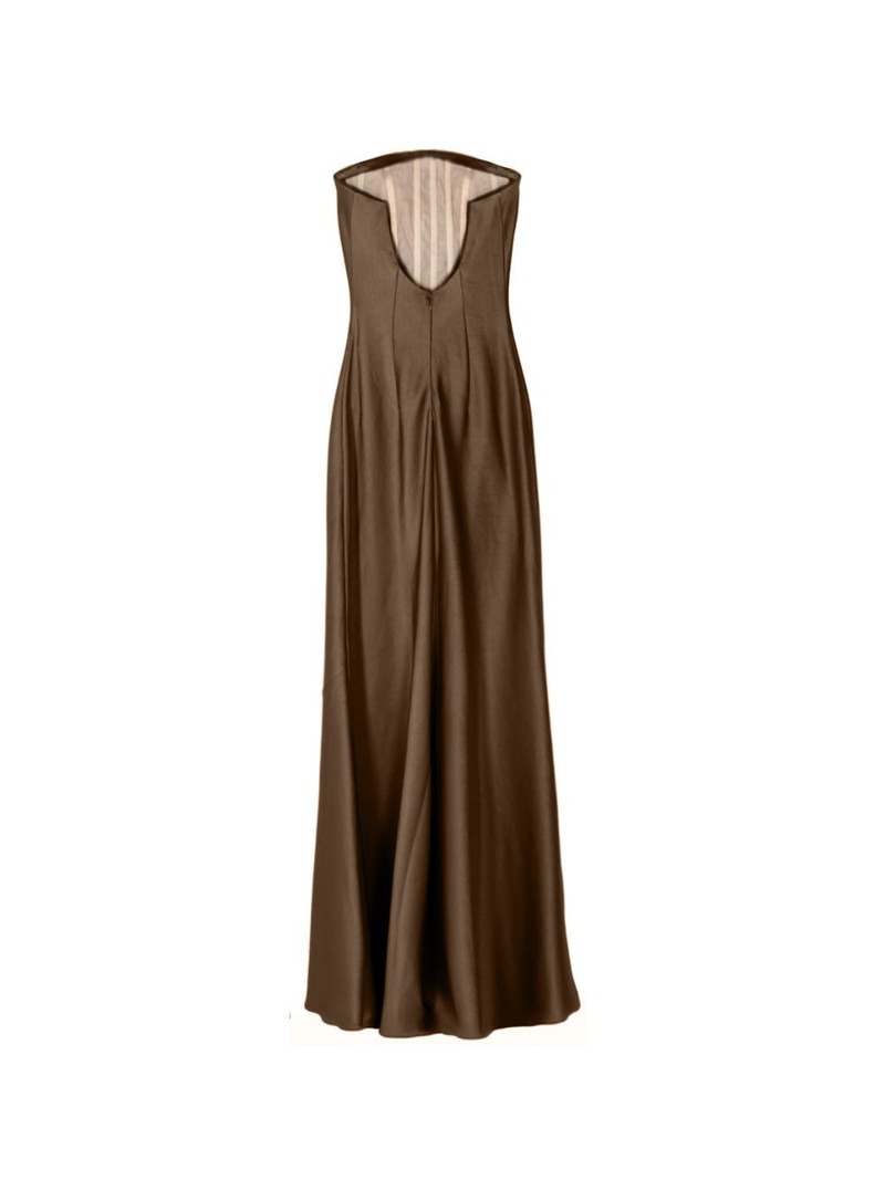 Alejandra Alonso Rojas open back bustier maxi dress outlook