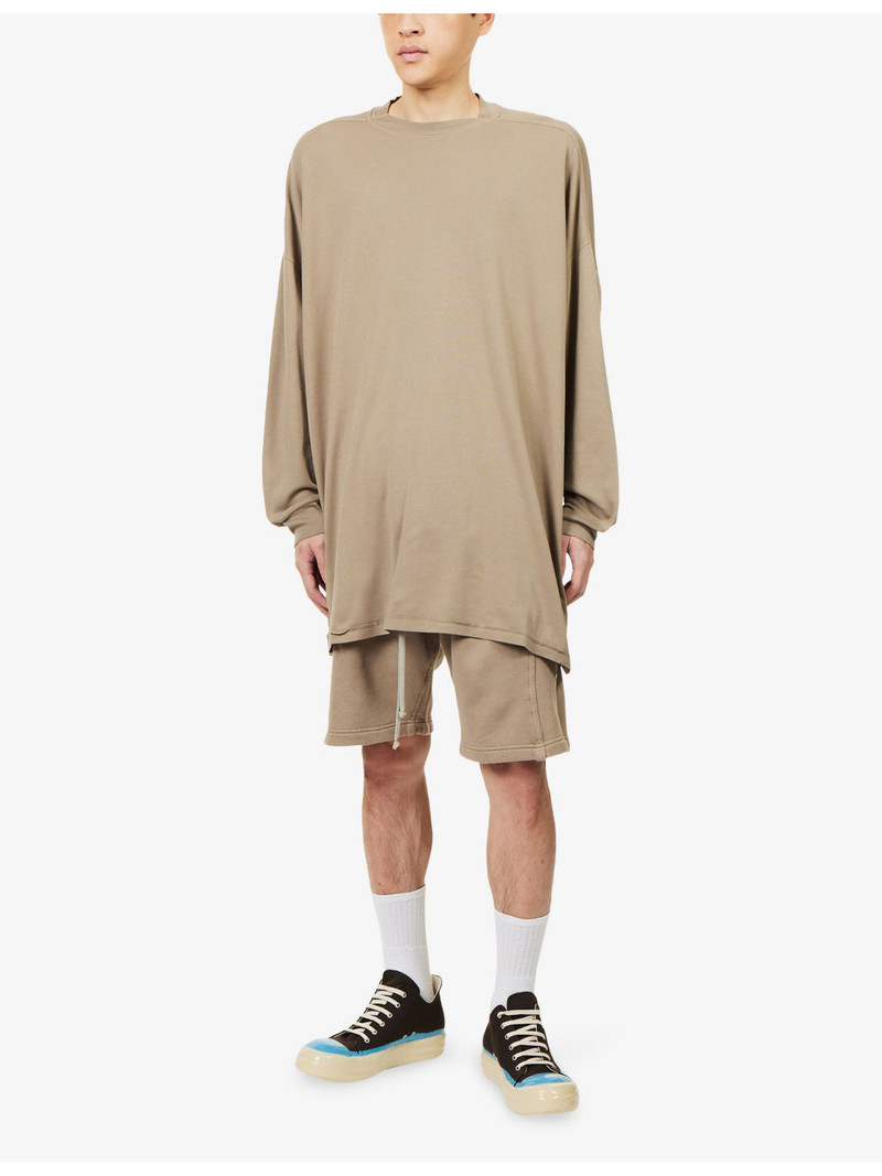 Rick Owens DRKSHDW Tommy Long-Sleeves Cotton-Jersey T-Shirt outlook