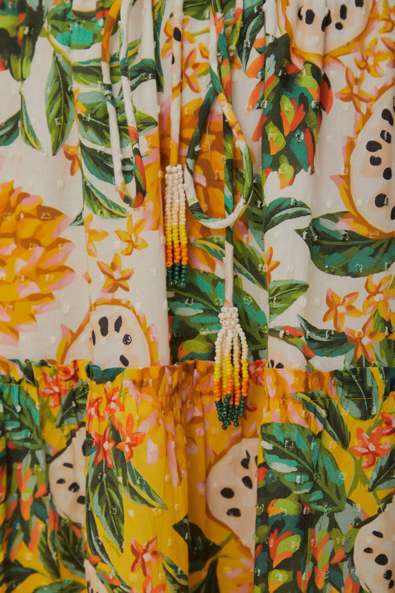 Mixed Biriba Maxi Skirt 5