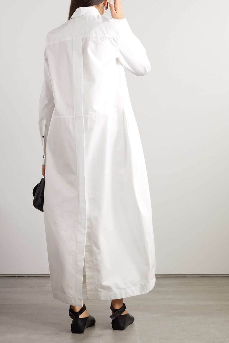 Cotton-poplin maxi shirt dress 3