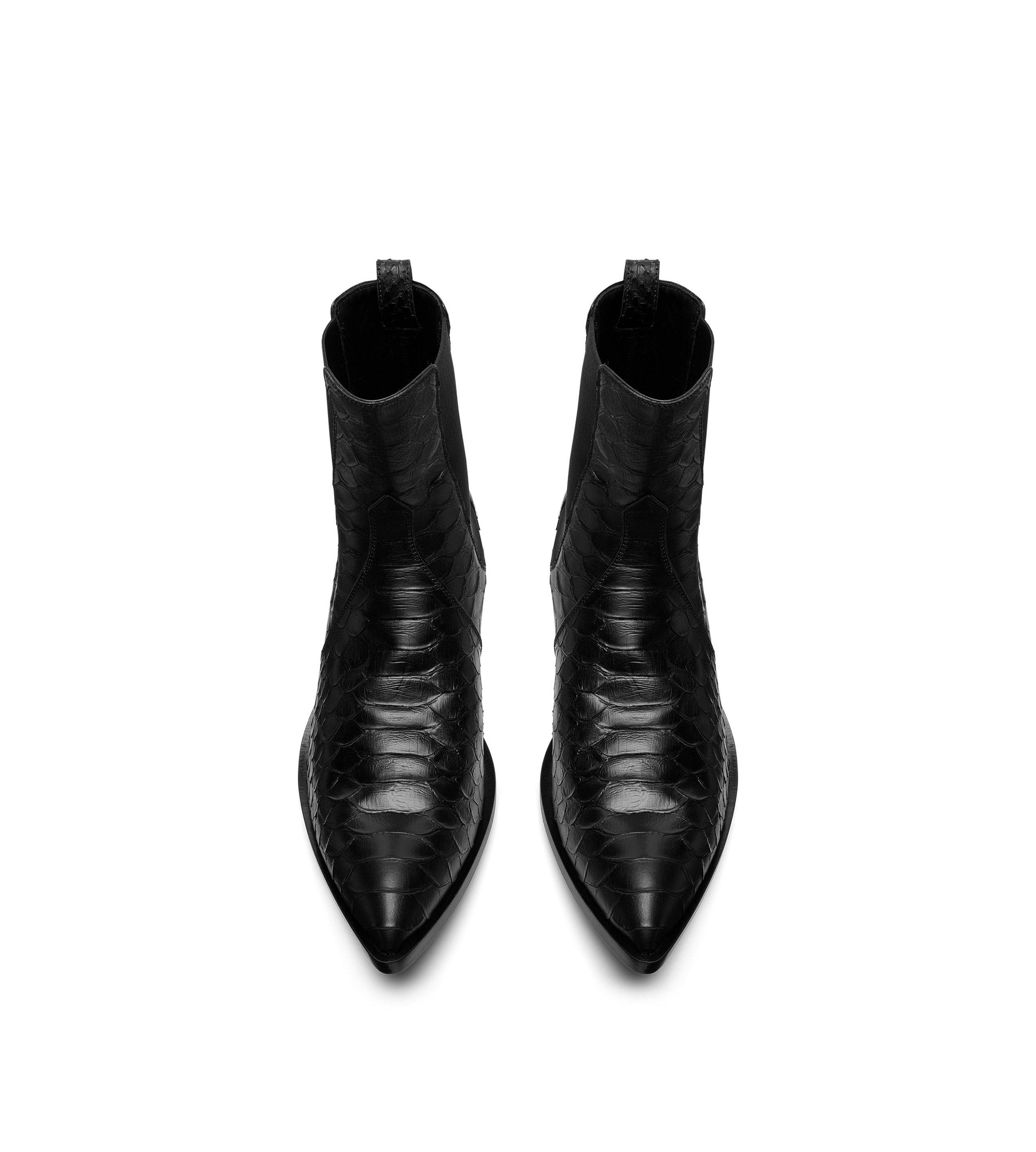 MATTE PRINTED PYTHON CHELSEA BOOT - 2