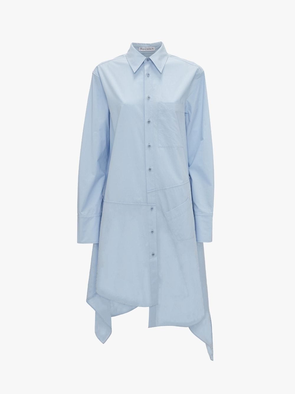 CRYSTAL HEM SHIRT DRESS - 1