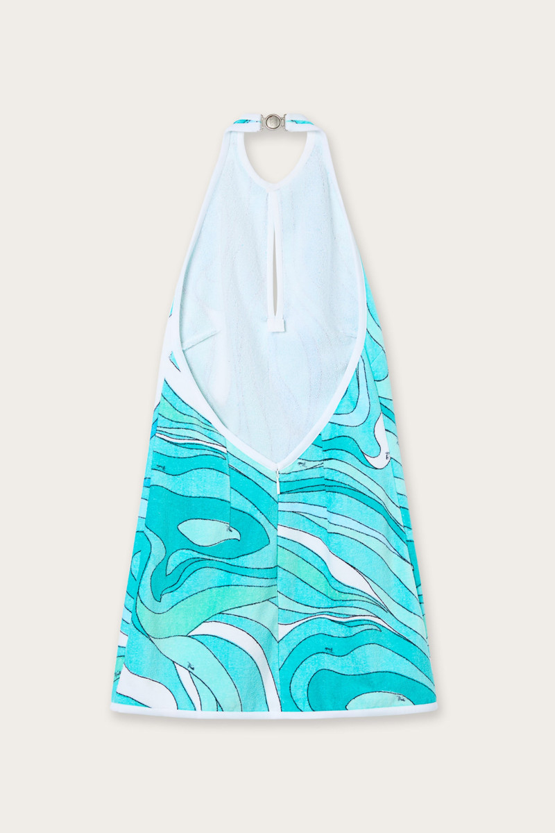 PUCCI MARMO PRINT COTTON TERRY DRESS outlook