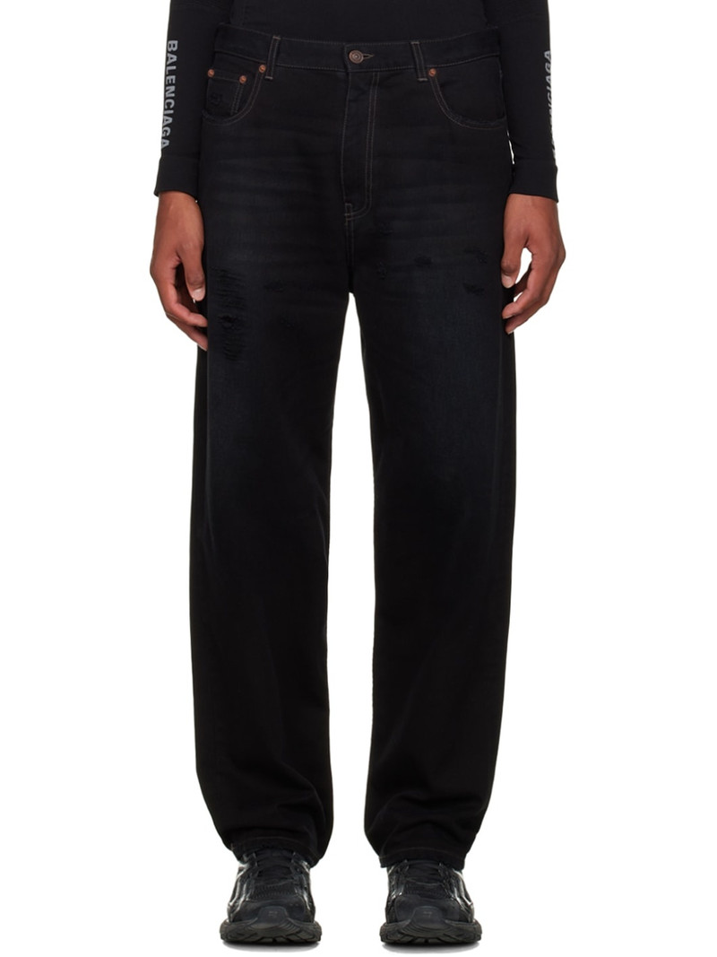 Black Loose Fit Jeans 1