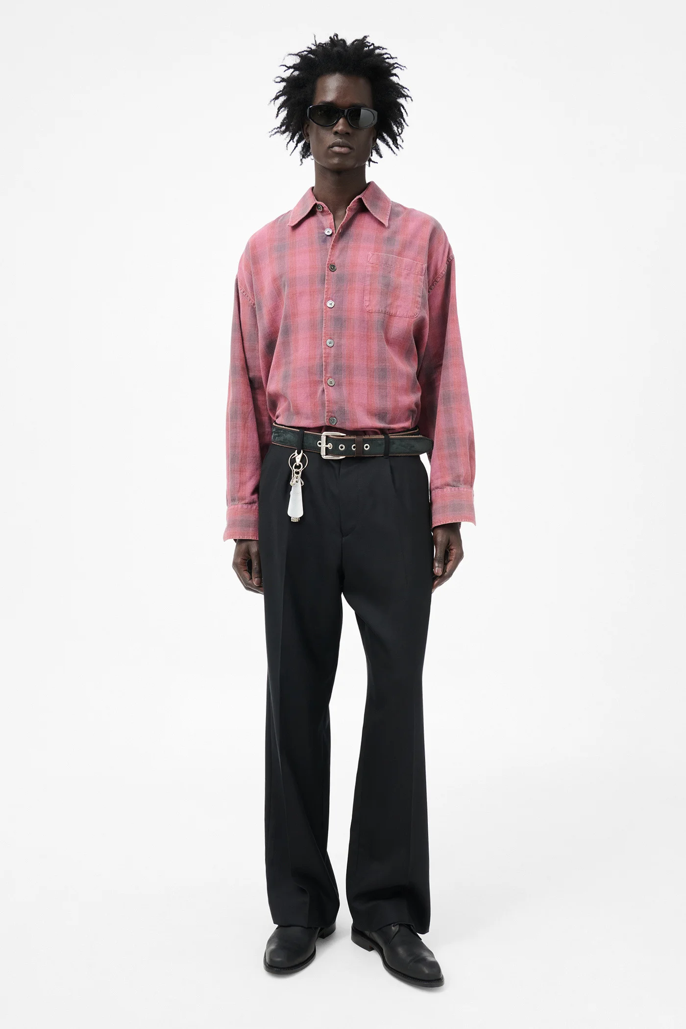 Our Legacy Borrowed Chino Black Panama Wool | REVERSIBLE