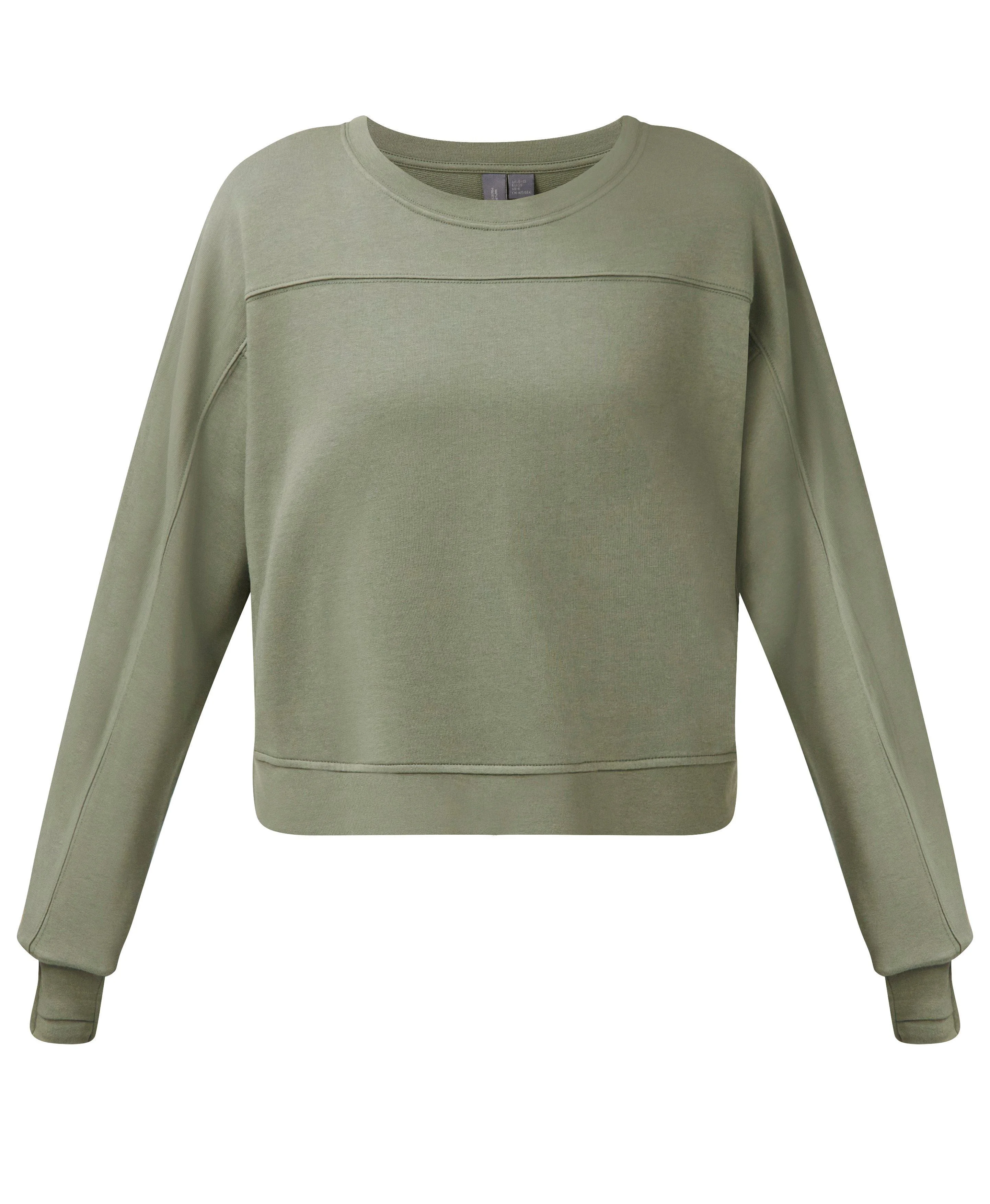 After Class Seam Detail Cropped Sweatshirt - 1
