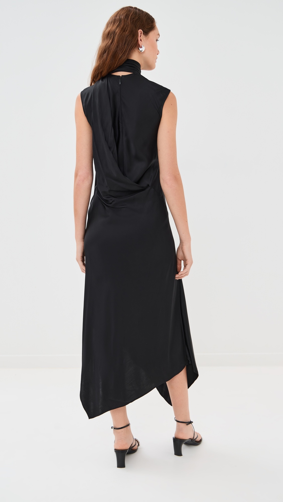 Viscose Soft Satin Tunic Dress - 2