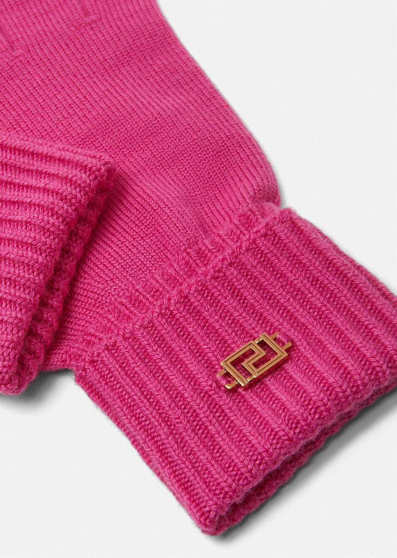 VERSACE Greca Knit Gloves outlook