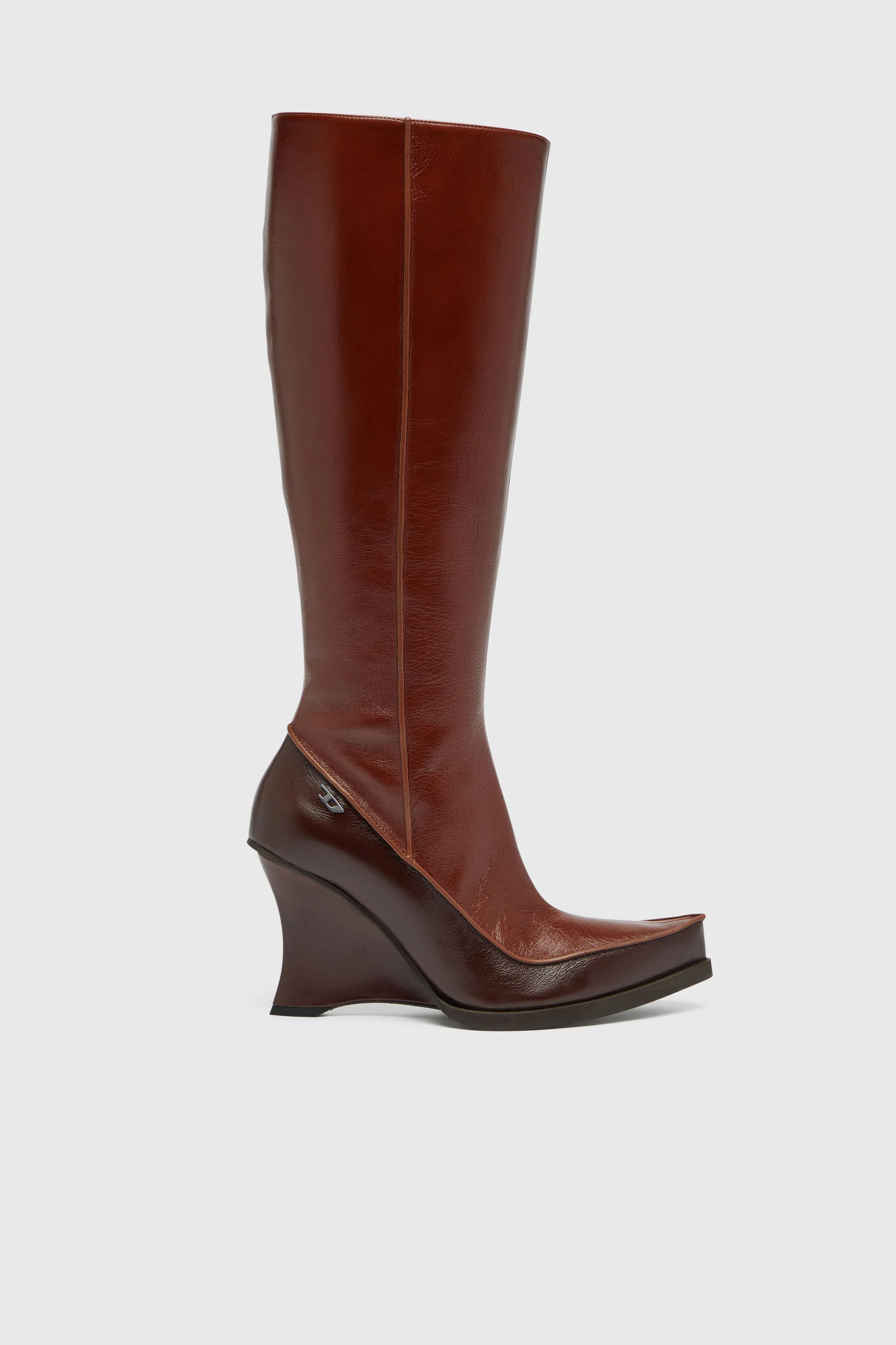 D-LUCETTE-KNEE-HIGH BOOTS IN LEATHER - 1