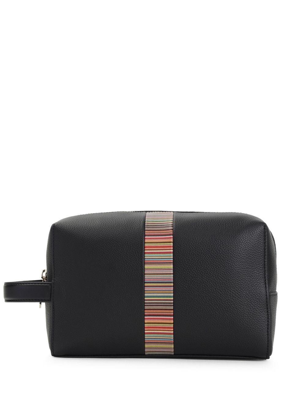 Signature Stripe leather washbag - 1