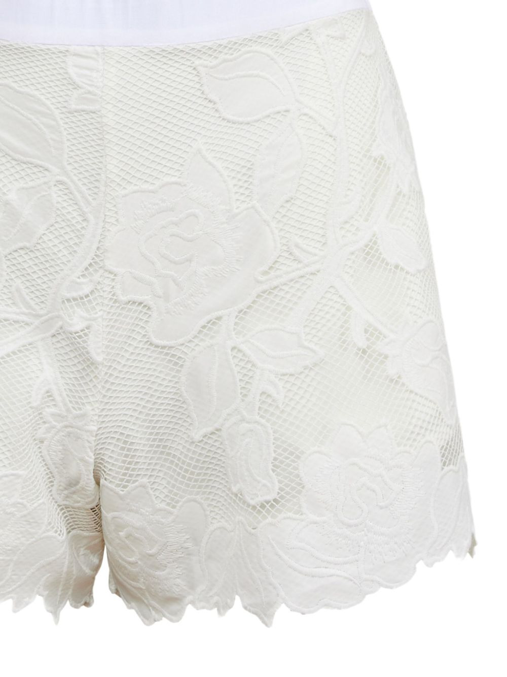 floral-motif shorts - 2