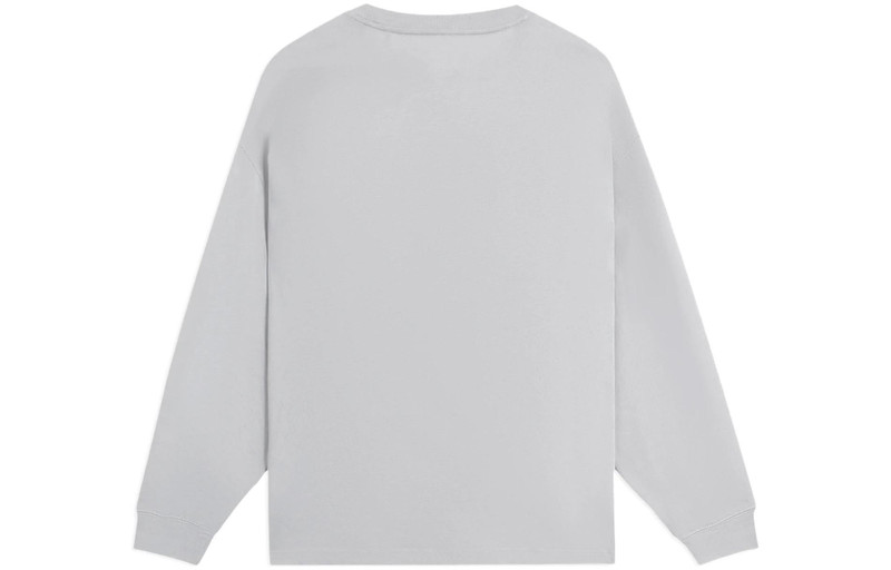 Li-Ning Li-Ning Lifestyle Classic Cotton Long Sleeve Top 'Grey' AHSS751-6 outlook