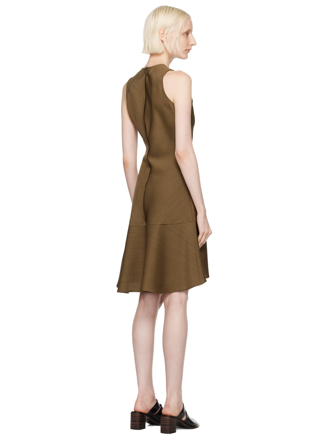 Khaki Shield Minidress - 3