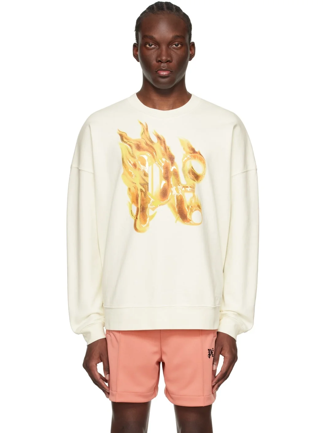 Off-White Burning Monogram Sweatshirt - 1