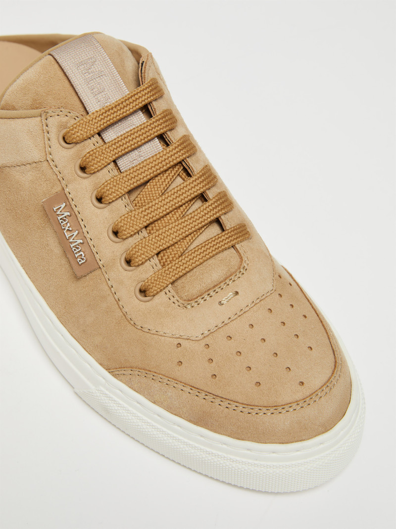 SLIDESNEAKER Suede mule trainers 4