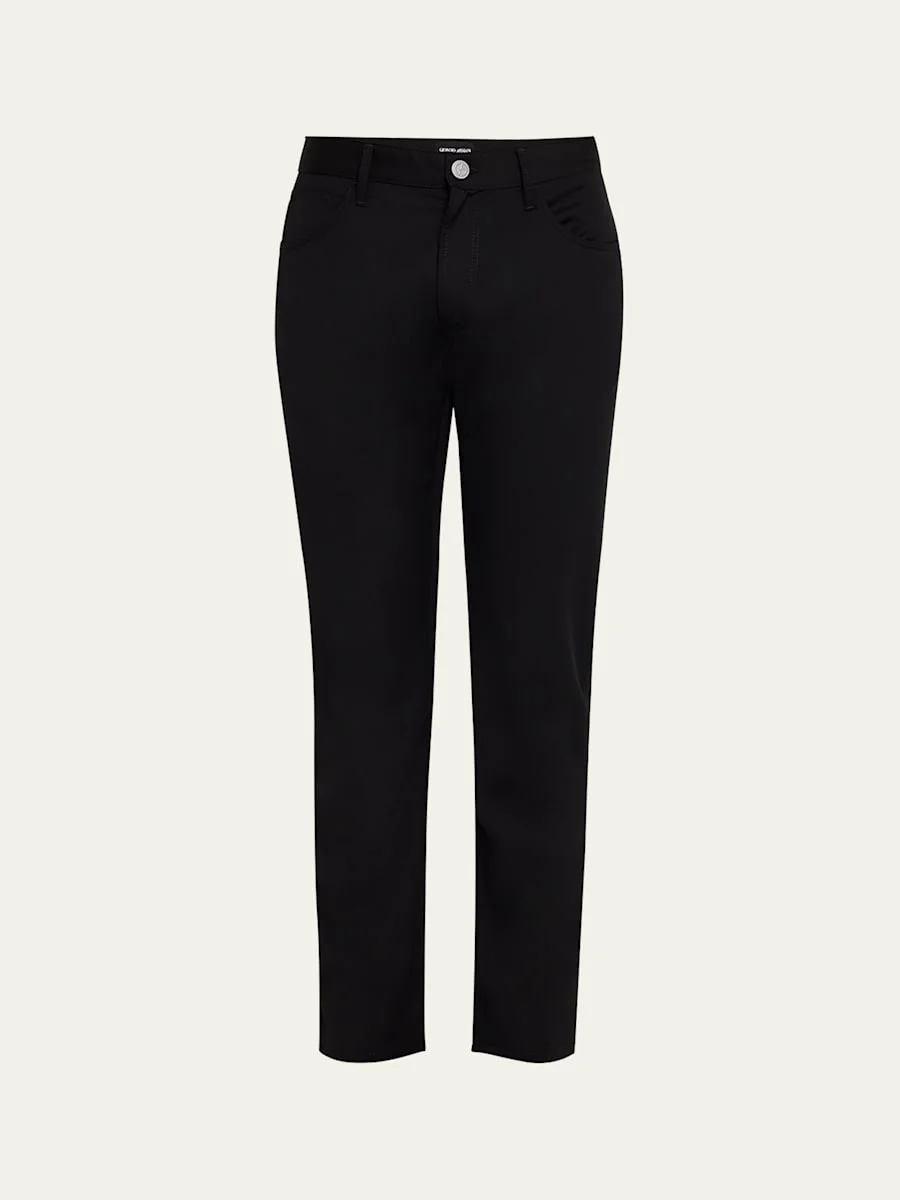 Men's Wool Twill 5-Pocket Pants - 1