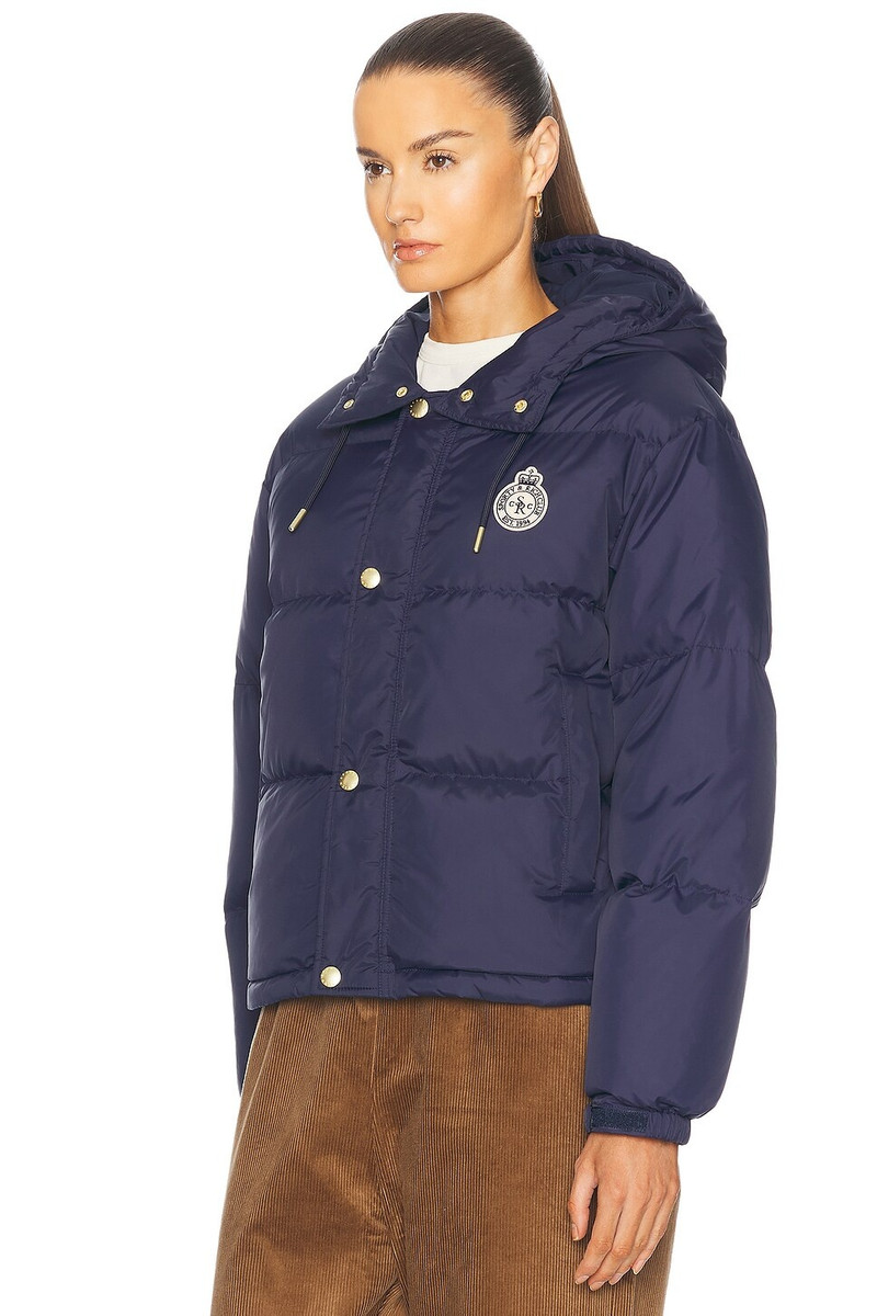 Crown Logo Hooded Down Jacket 4