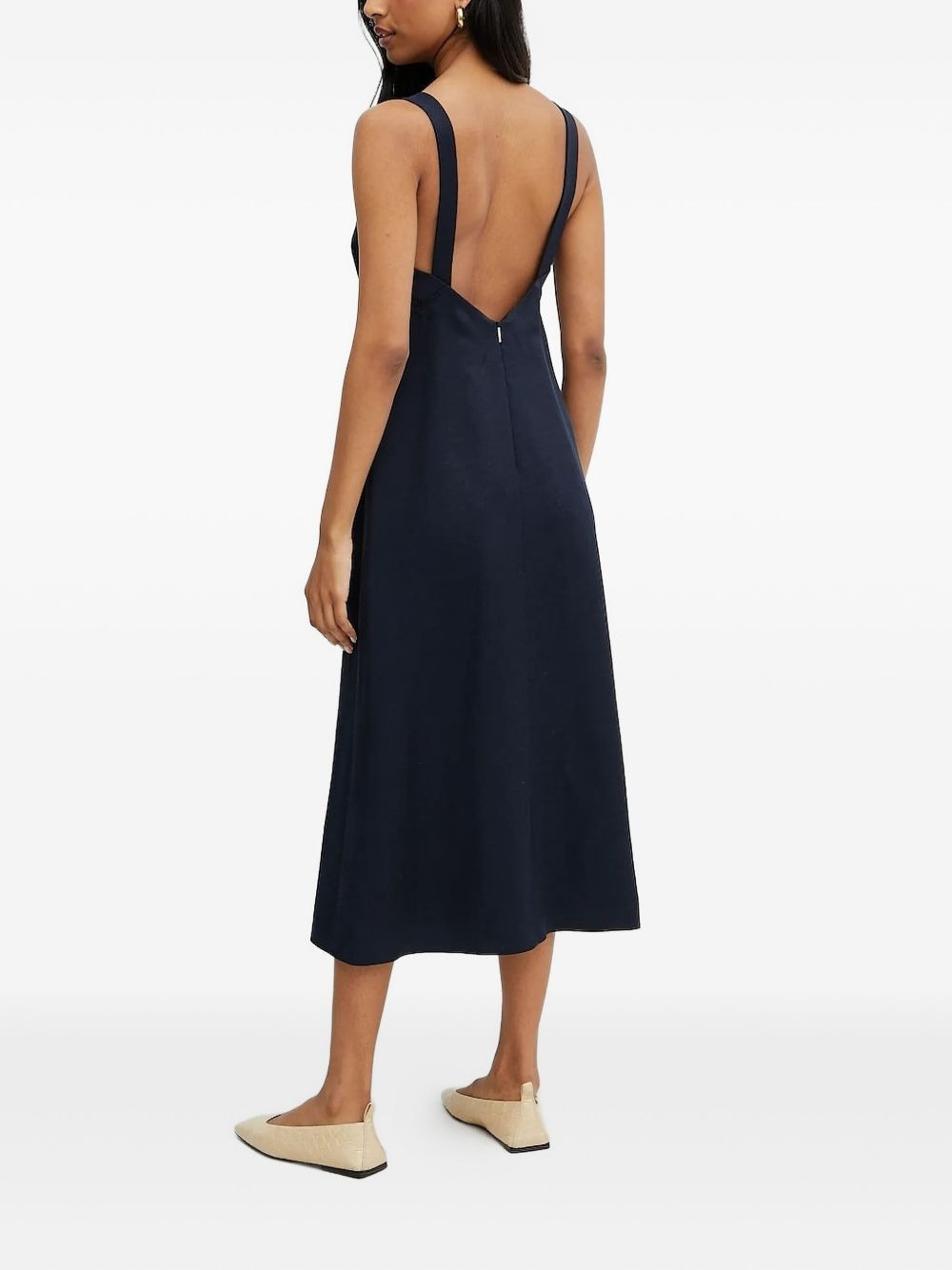 sleeveless midi dress - 2