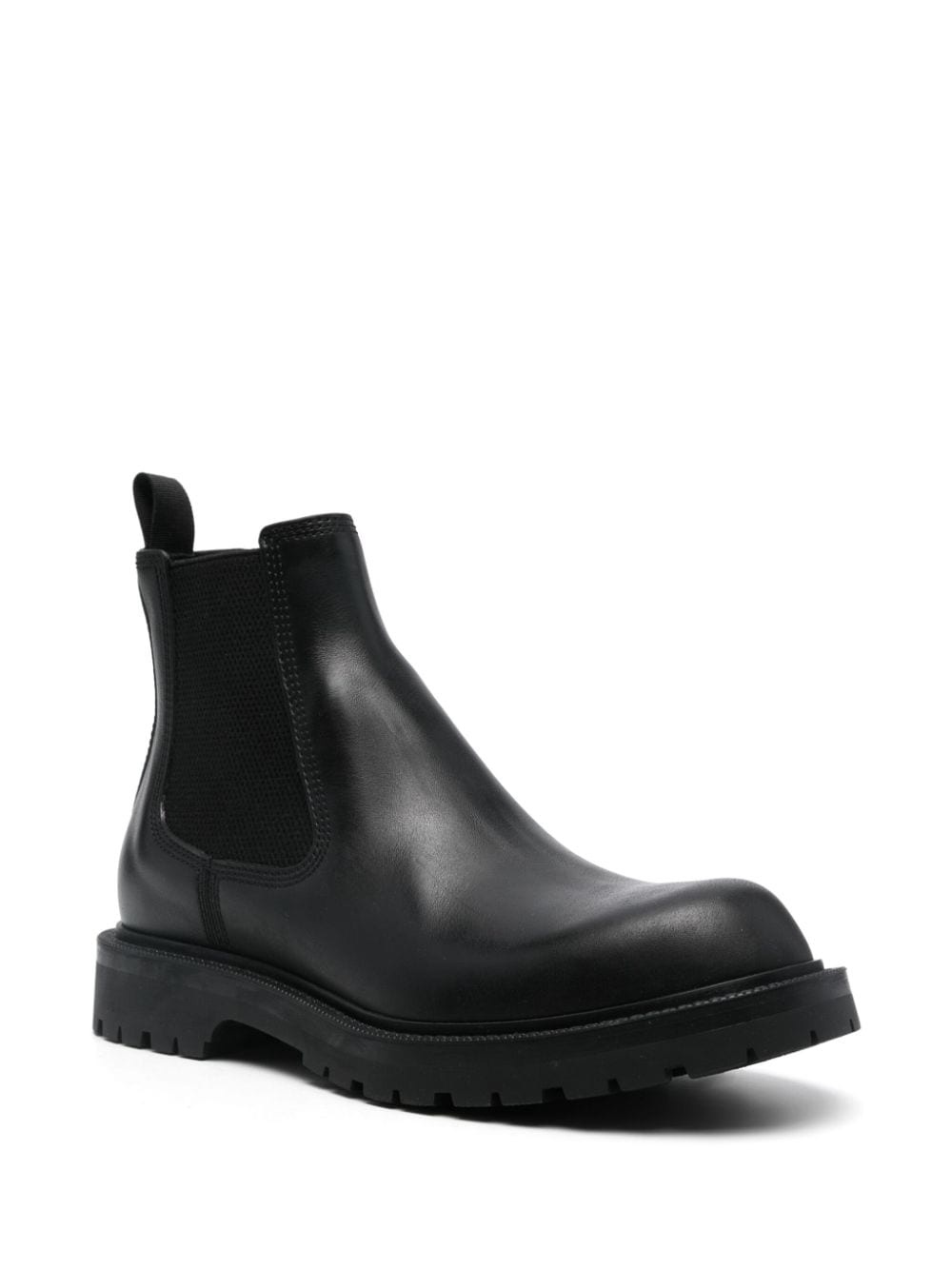 Web stripe-trim  boots - 2