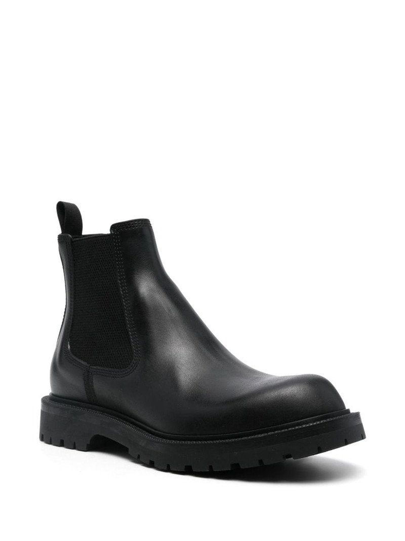 GUCCI Web stripe-trim  boots outlook