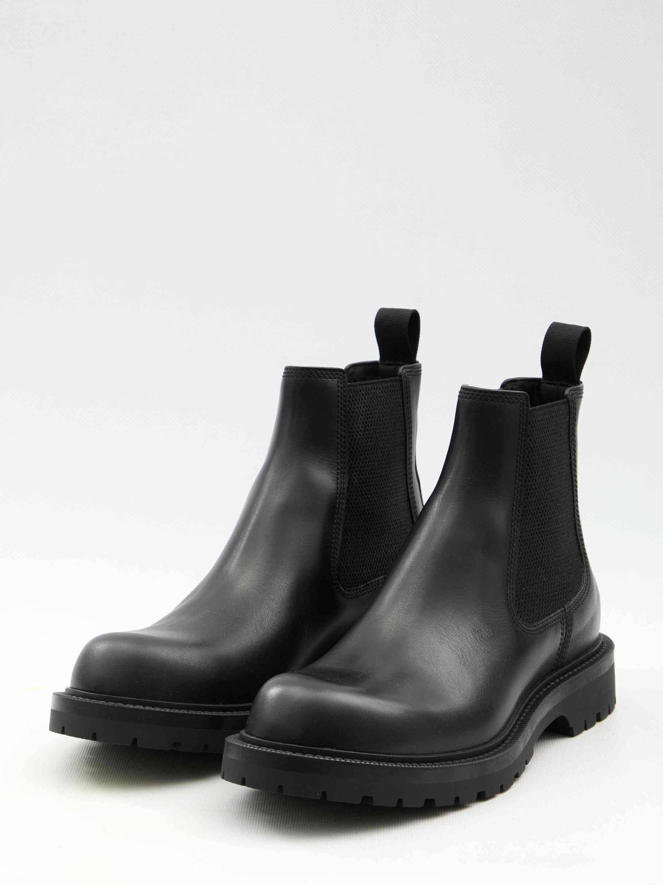 Gucci Men Chelsea Boots With Web - 2