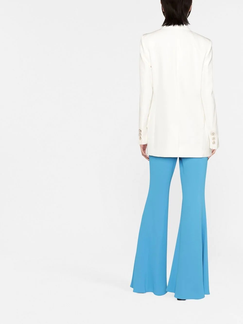 double-breasted tailored blazer - 3