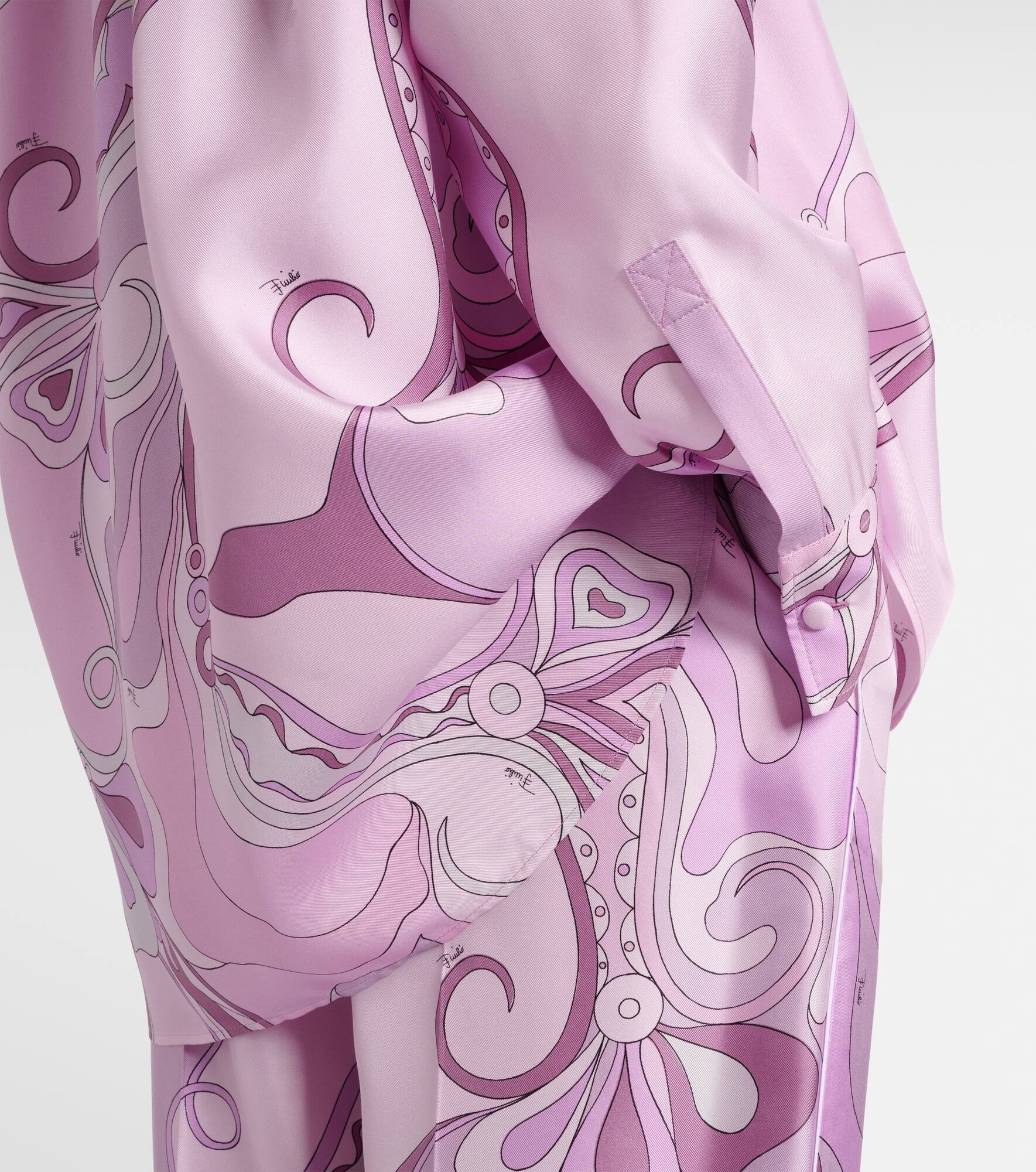 Orchidee silk twill shirt - 5