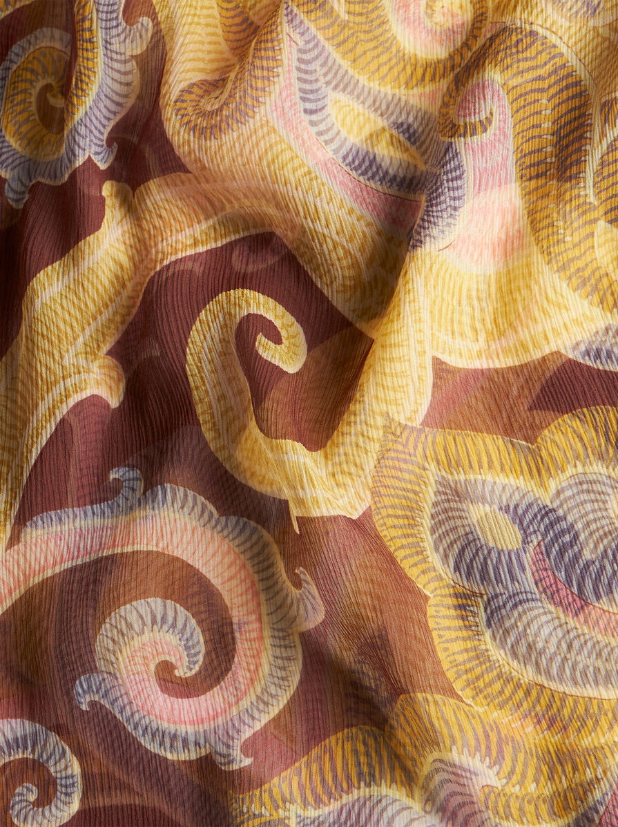 PRINTED SILK SHIRT - 6