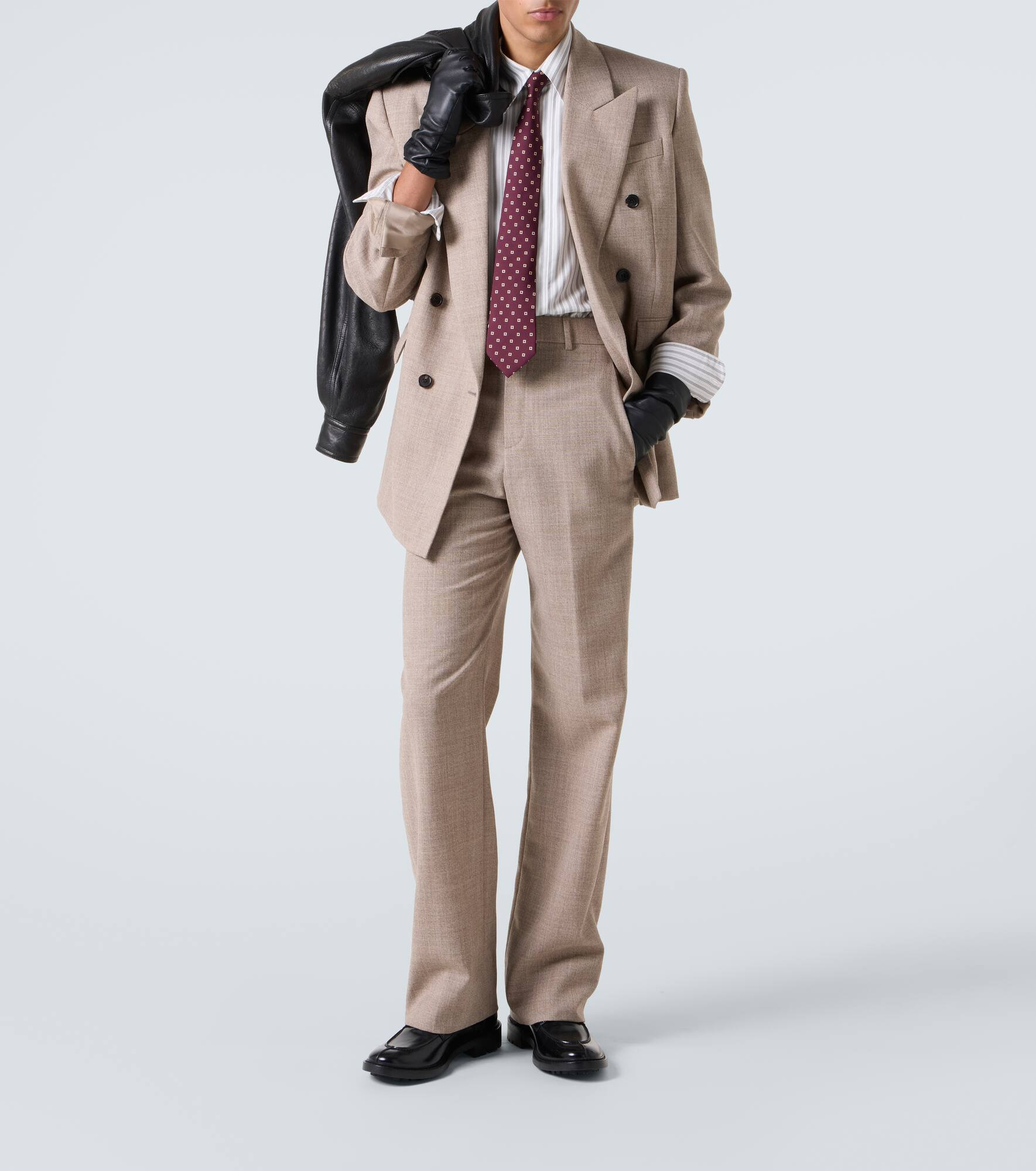 Wool suit pants - 2
