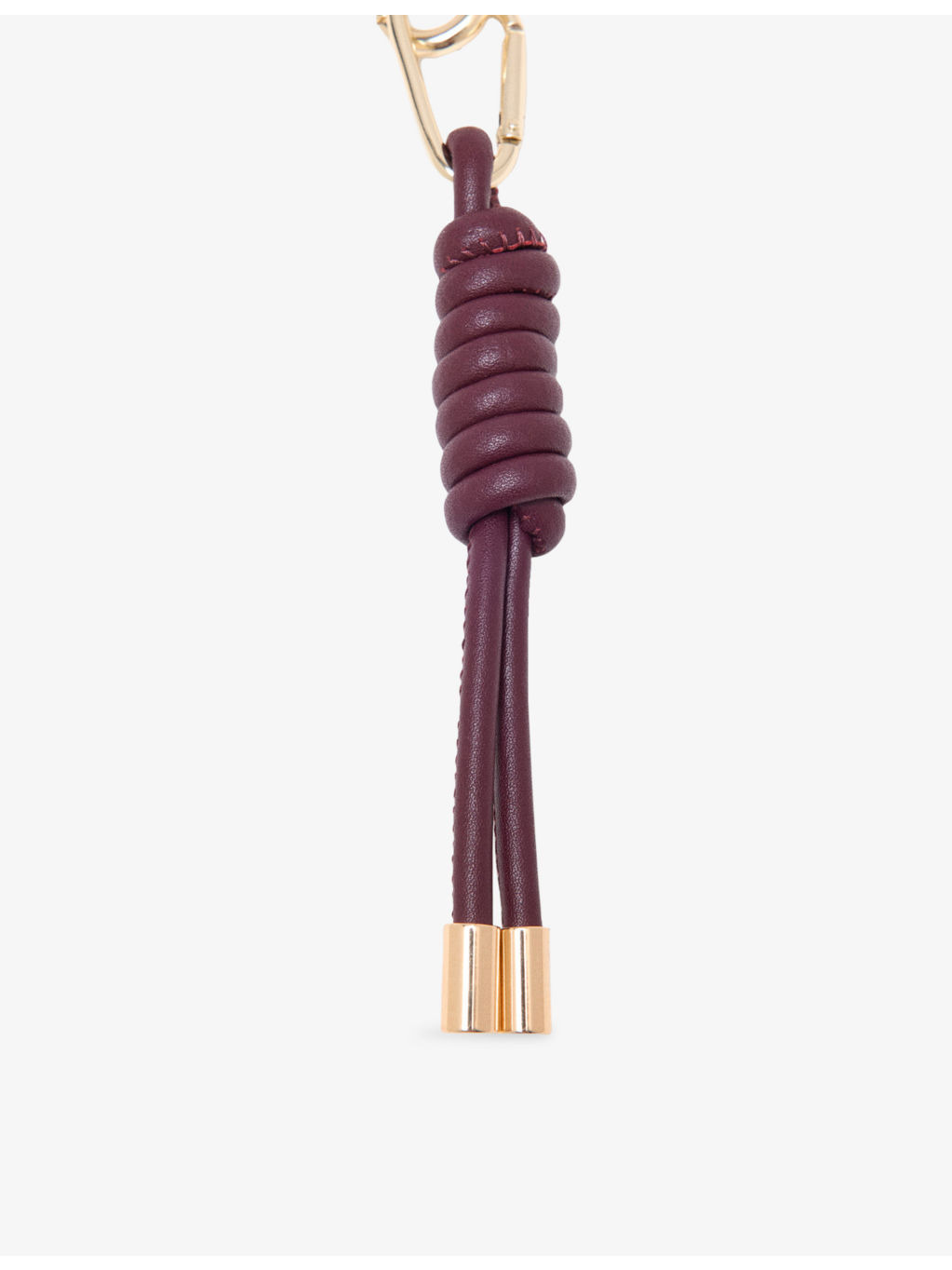Knotted Leather Keyring - 3