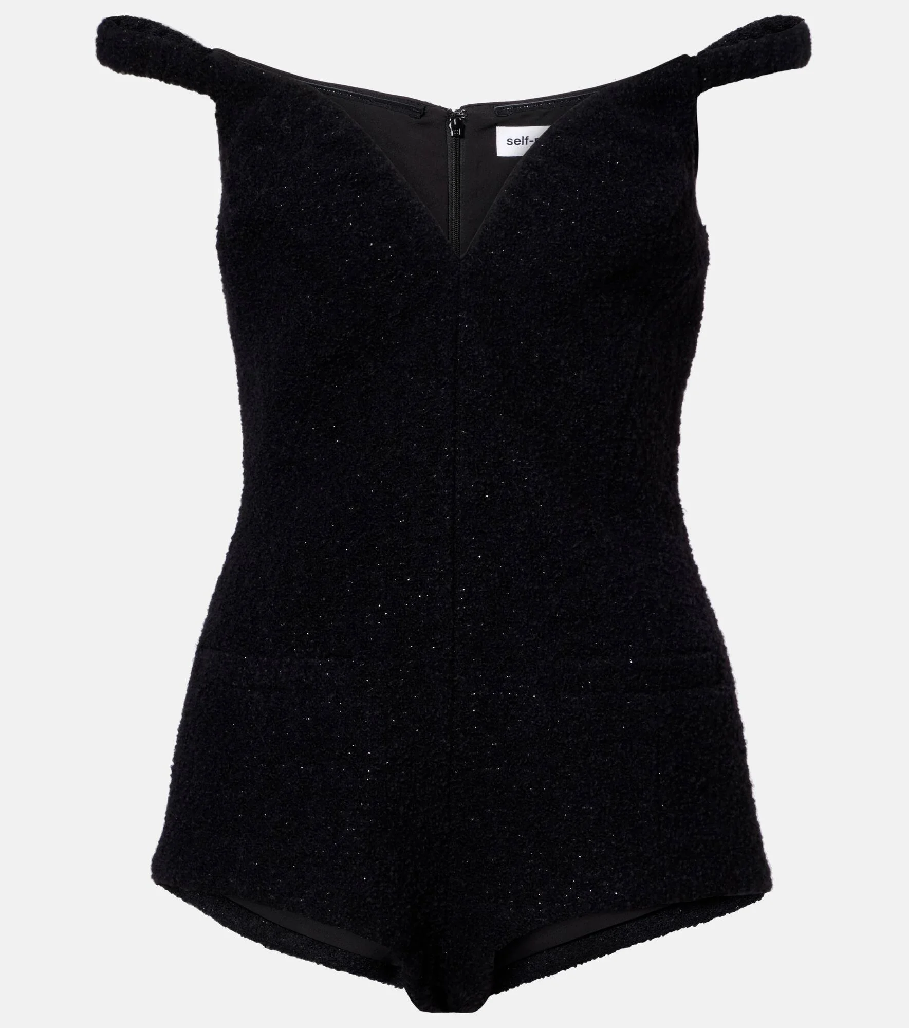 Off-shoulder romper - 1