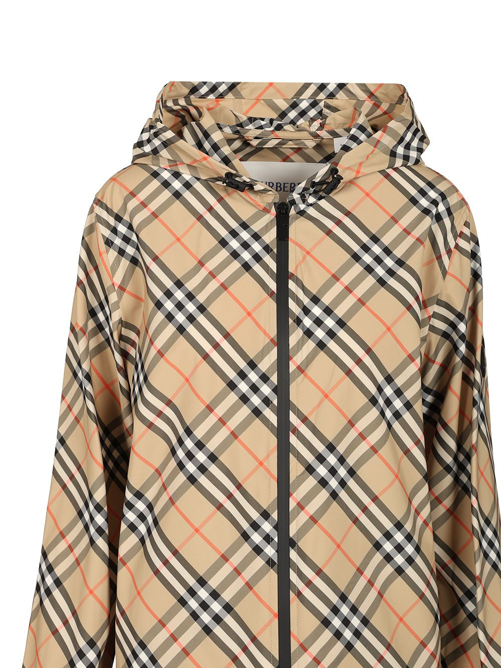 Jacket In Burberry Check Jackets Beige - 4