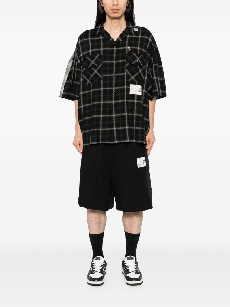 Maison MIHARAYASUHIRO double layered check shirt outlook