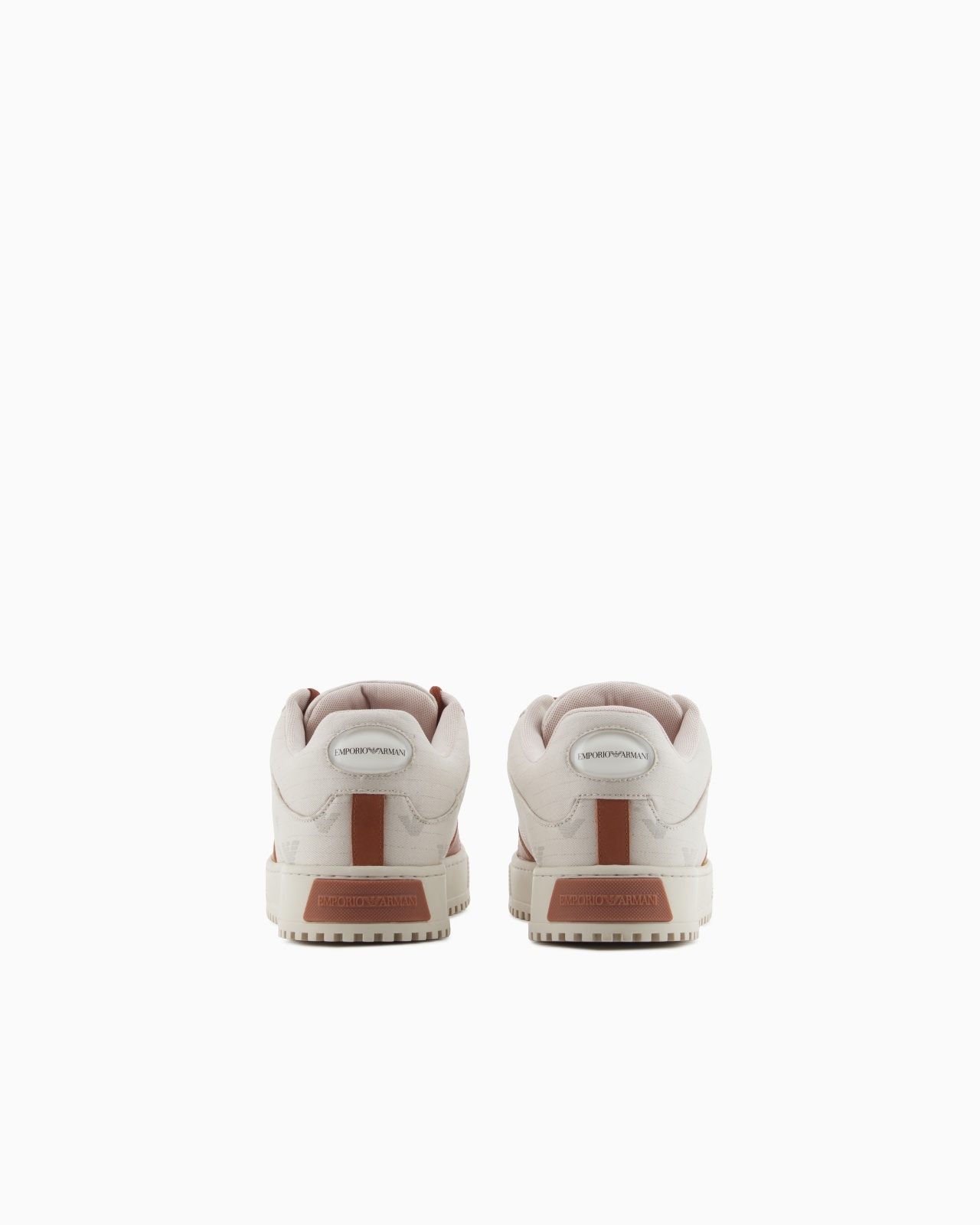 CANVAS SNEAKERS WITH ALL-OVER EAGLES - 4